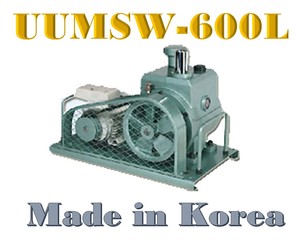 오일로터리 벨트식진공펌프 UUMSW-600L 배기량 600ℓ/min 압력 3x10-2Torr 출력 1.5kw 2마력